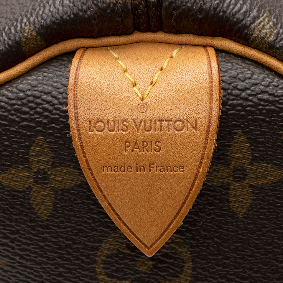 Louis Vuitton Monogram Canvas Speedy 35 Satchel (SHF-21621)