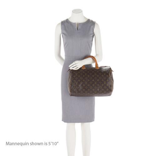 Louis Vuitton Monogram Canvas Speedy 35 Satchel (SHF-16728)