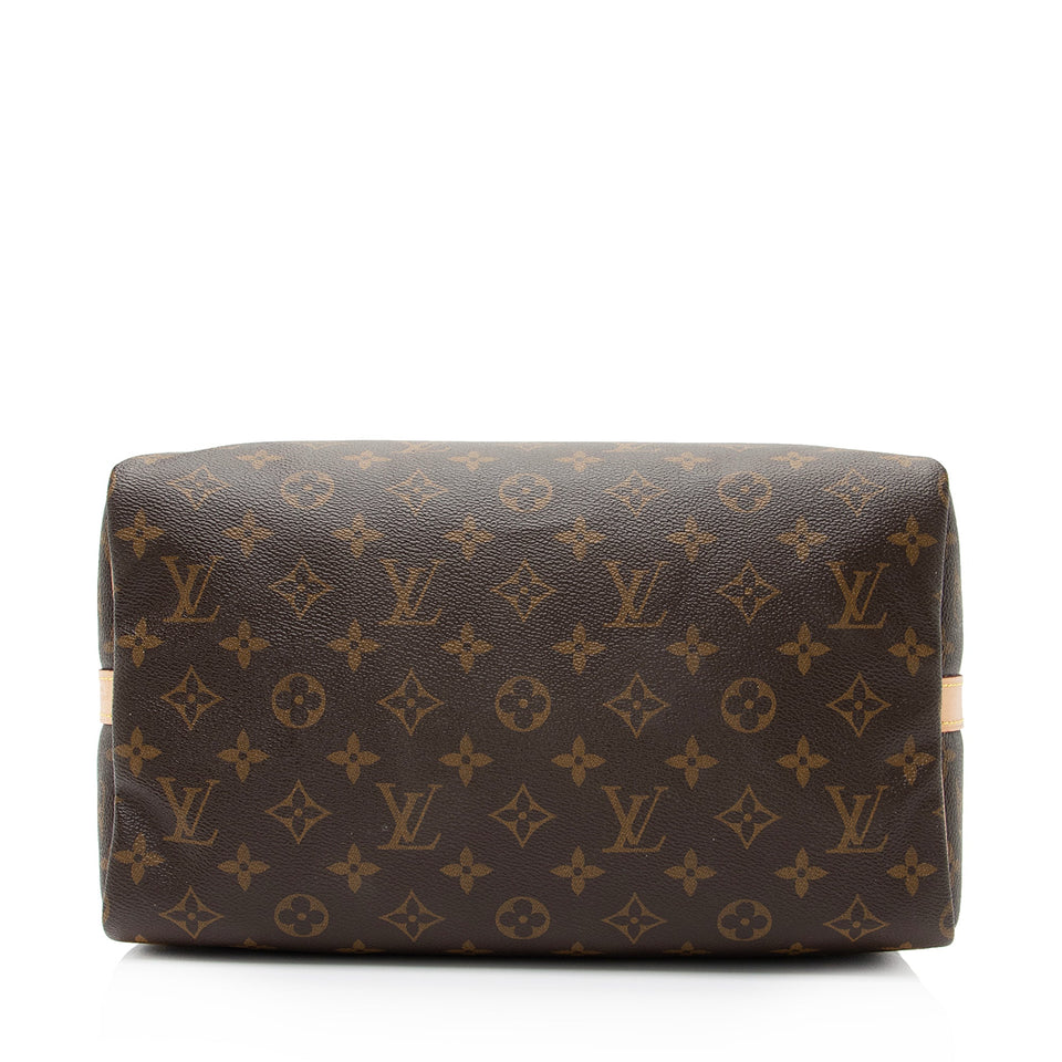 Louis Vuitton Monogram Canvas Speedy Bandouliere 30 Satchel (SHF-23067)