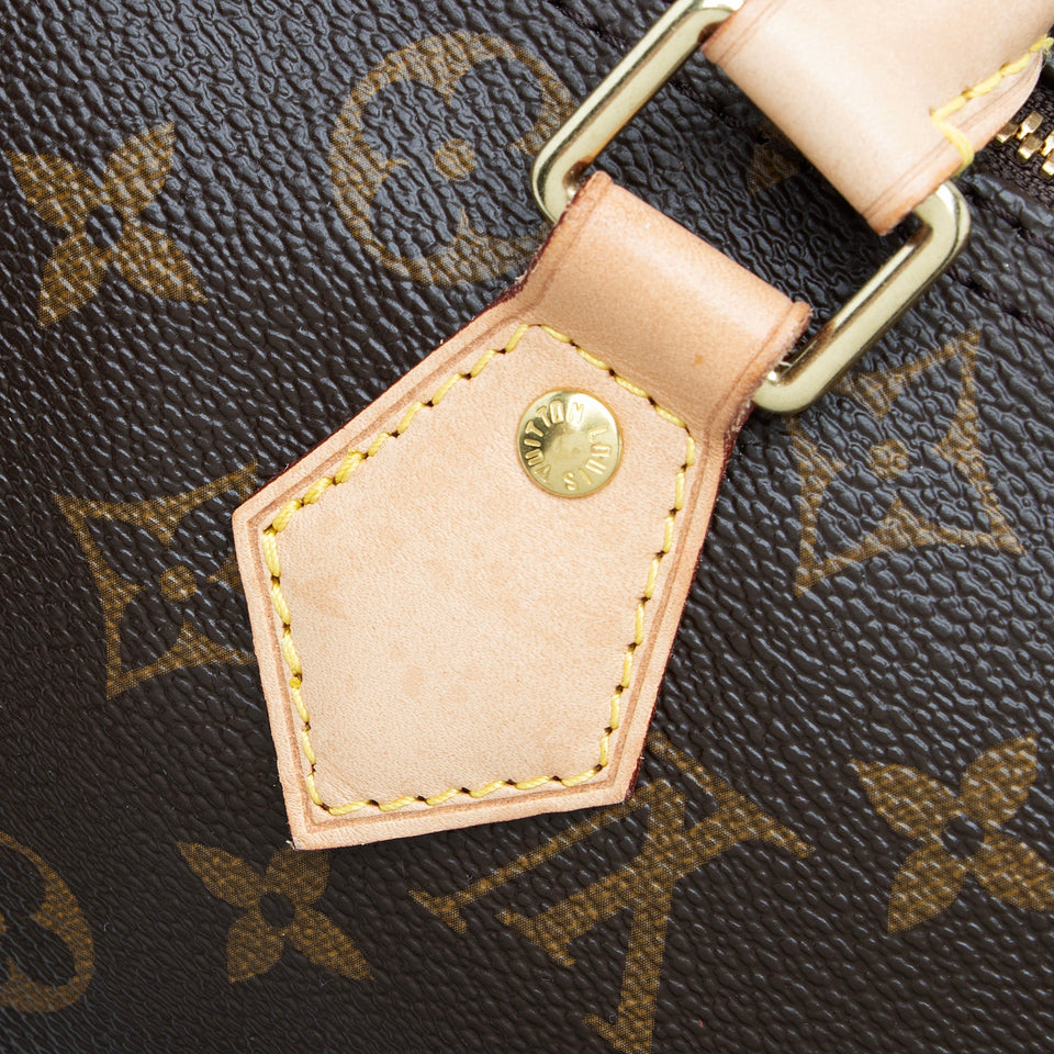 Louis Vuitton Monogram Canvas Speedy Bandouliere 30 Satchel (SHF-23067)