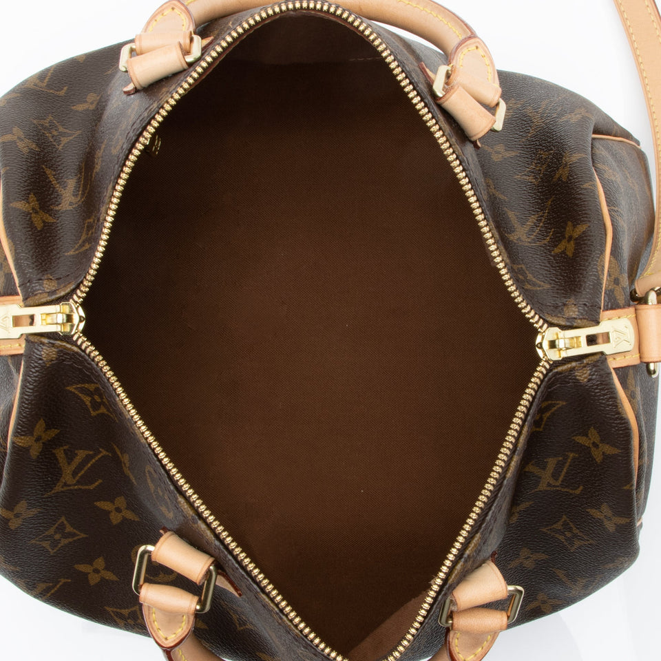 Louis Vuitton Monogram Canvas Speedy Bandouliere 30 Satchel (SHF-23067)