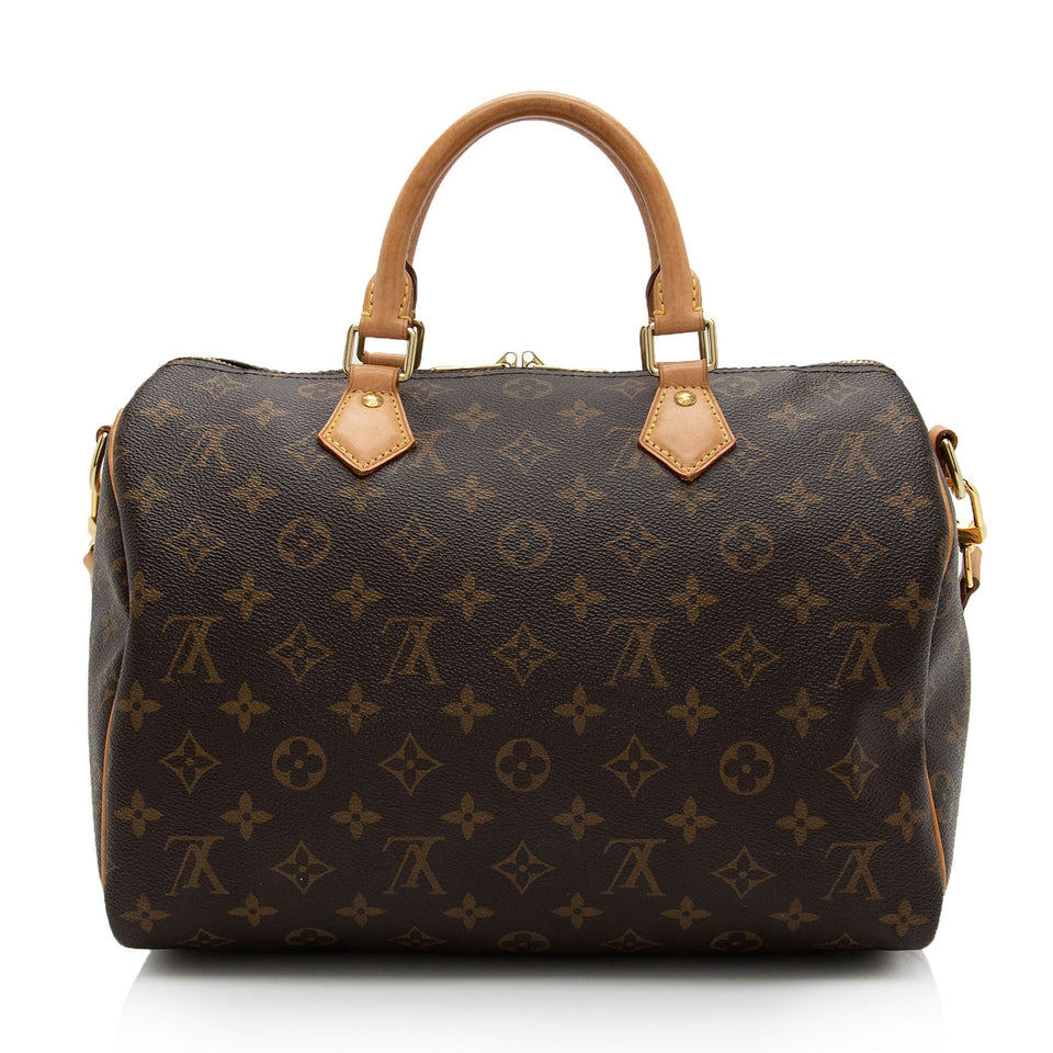 Louis Vuitton Monogram Canvas Speedy Bandouliere 30 Satchel (SHF-aR0xiW)