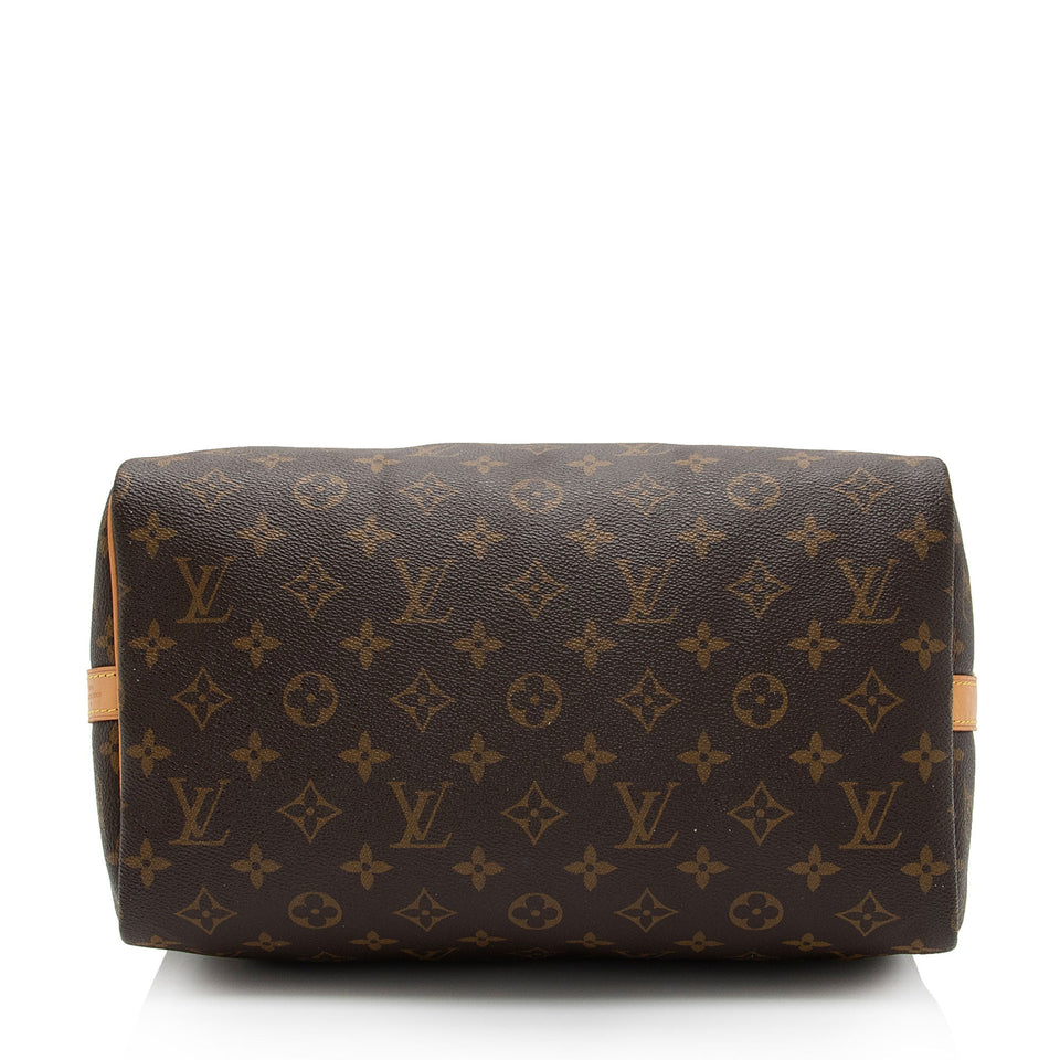 Louis Vuitton Monogram Canvas Speedy Bandouliere 30 Satchel (SHF-aR0xiW)