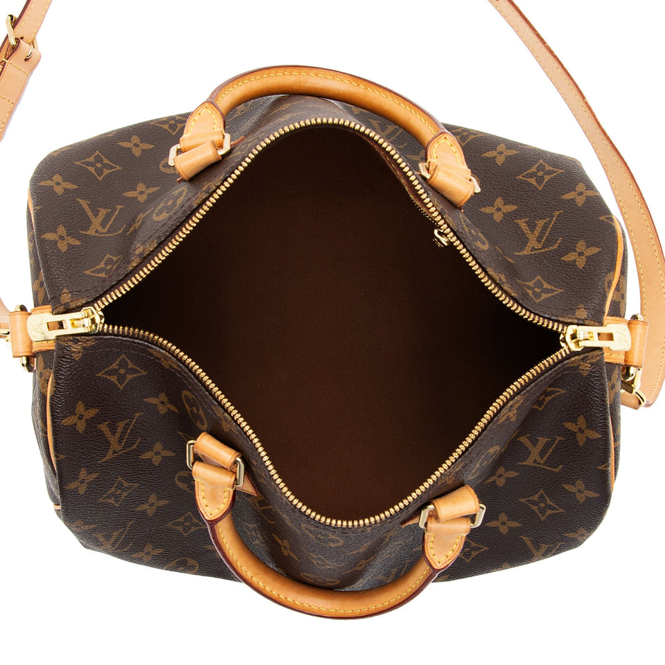 Louis Vuitton Monogram Canvas Speedy Bandouliere 30 Satchel (SHF-aR0xiW)
