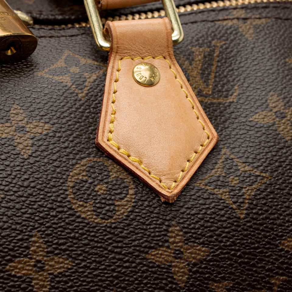 Louis Vuitton Monogram Canvas Speedy Bandouliere 40 Satchel (SHF-sorosO)