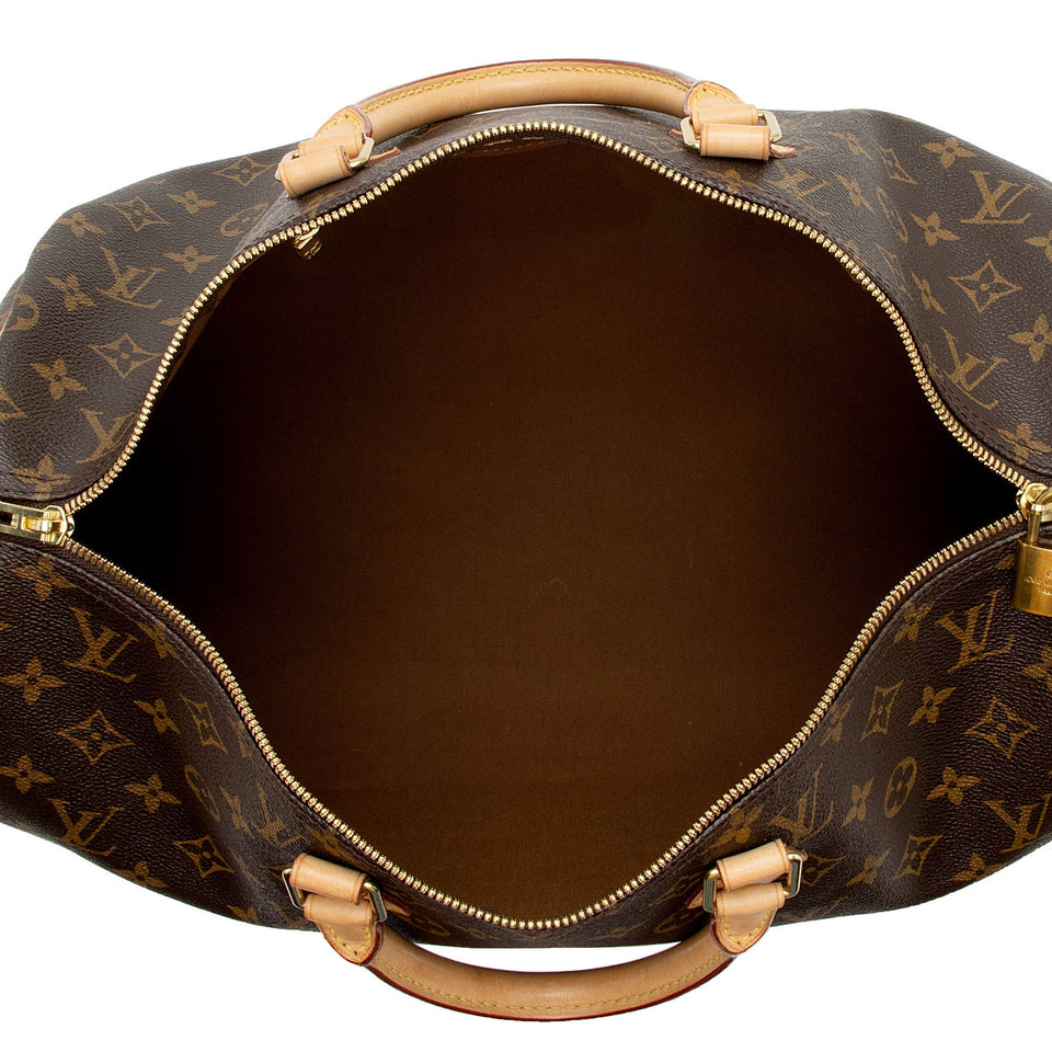 Louis Vuitton Monogram Canvas Speedy Bandouliere 40 Satchel (SHF-sorosO)