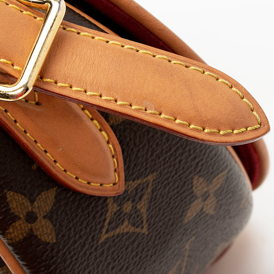 Louis Vuitton Monogram Canvas Tambourin Shoulder Bag (SHF-21577)