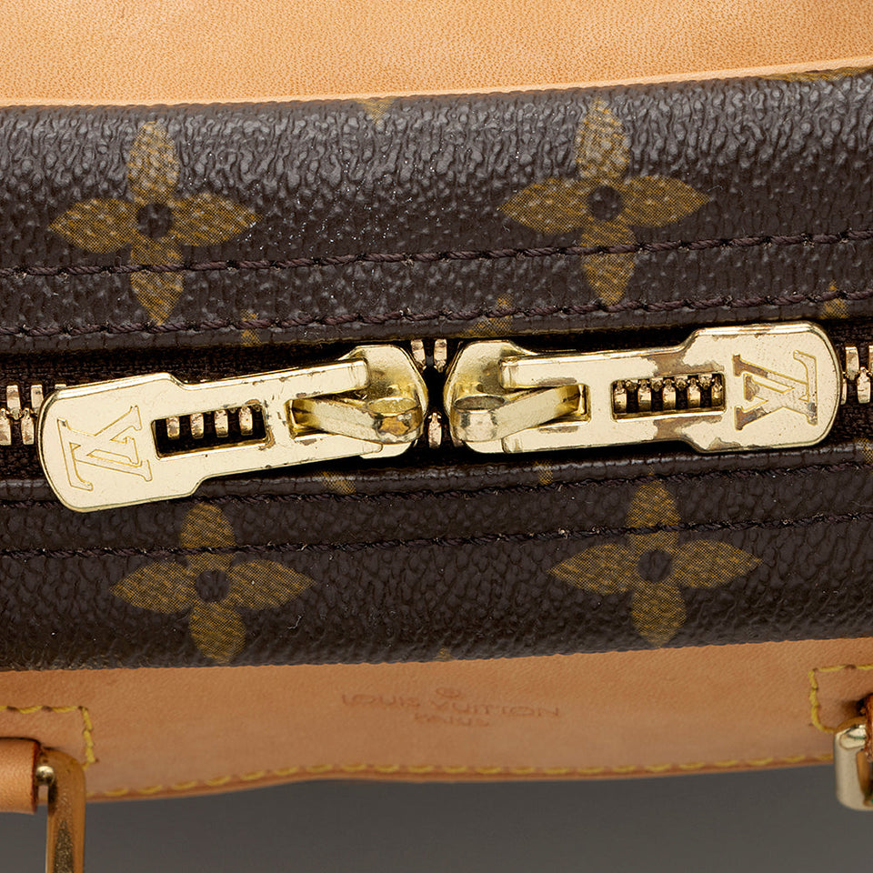 Louis Vuitton Monogram Canvas Trouville Satchel (SHF-18100)