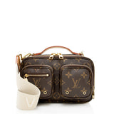 Louis Vuitton Monogram Canvas Utility Bag (SHF-20456)