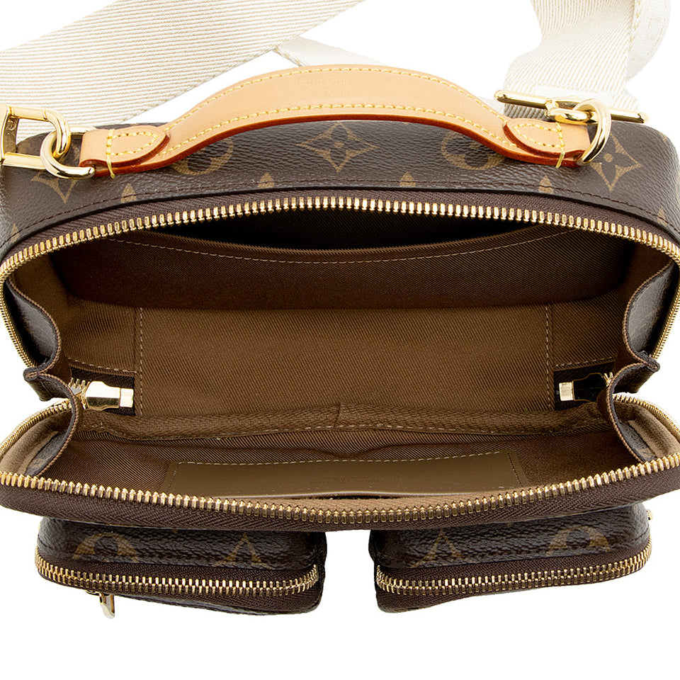 Louis Vuitton Monogram Canvas Utility Bag (SHF-20456)