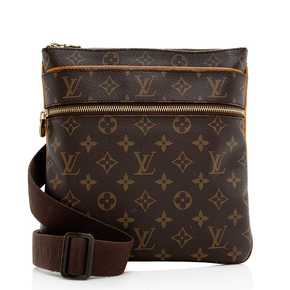 Louis Vuitton Monogram Canvas Valmy Pochette Messenger Bag (SHF-21364)