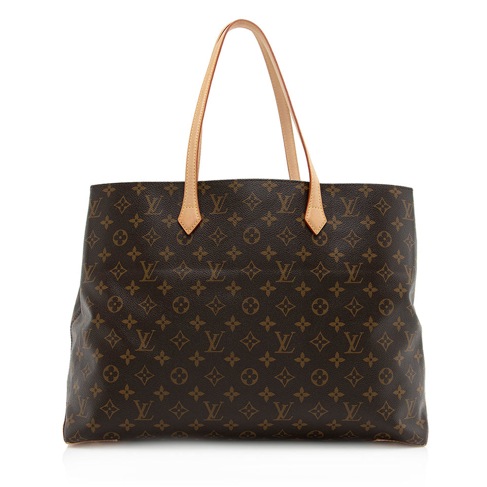 Louis Vuitton Monogram Canvas Wilshire GM Tote (SHF-20784)