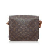 Louis Vuitton Monogram Cartouchiere MM (SHG-31093)