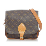 Louis Vuitton Monogram Cartouchiere MM (SHG-32196)