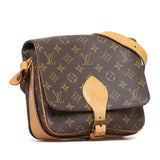 Louis Vuitton Monogram Cartouchiere MM (SHG-FC11Cb)