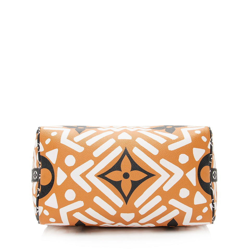 Louis Vuitton Monogram Crafty Speedy Bandouliere 25 Satchel - FINAL SALE (SHF-22627)