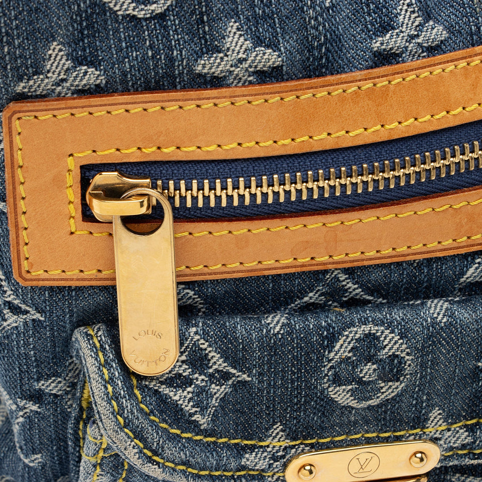 Louis Vuitton Monogram Denim Baggy PM Shoulder Bag (SHF-ryLUhk)