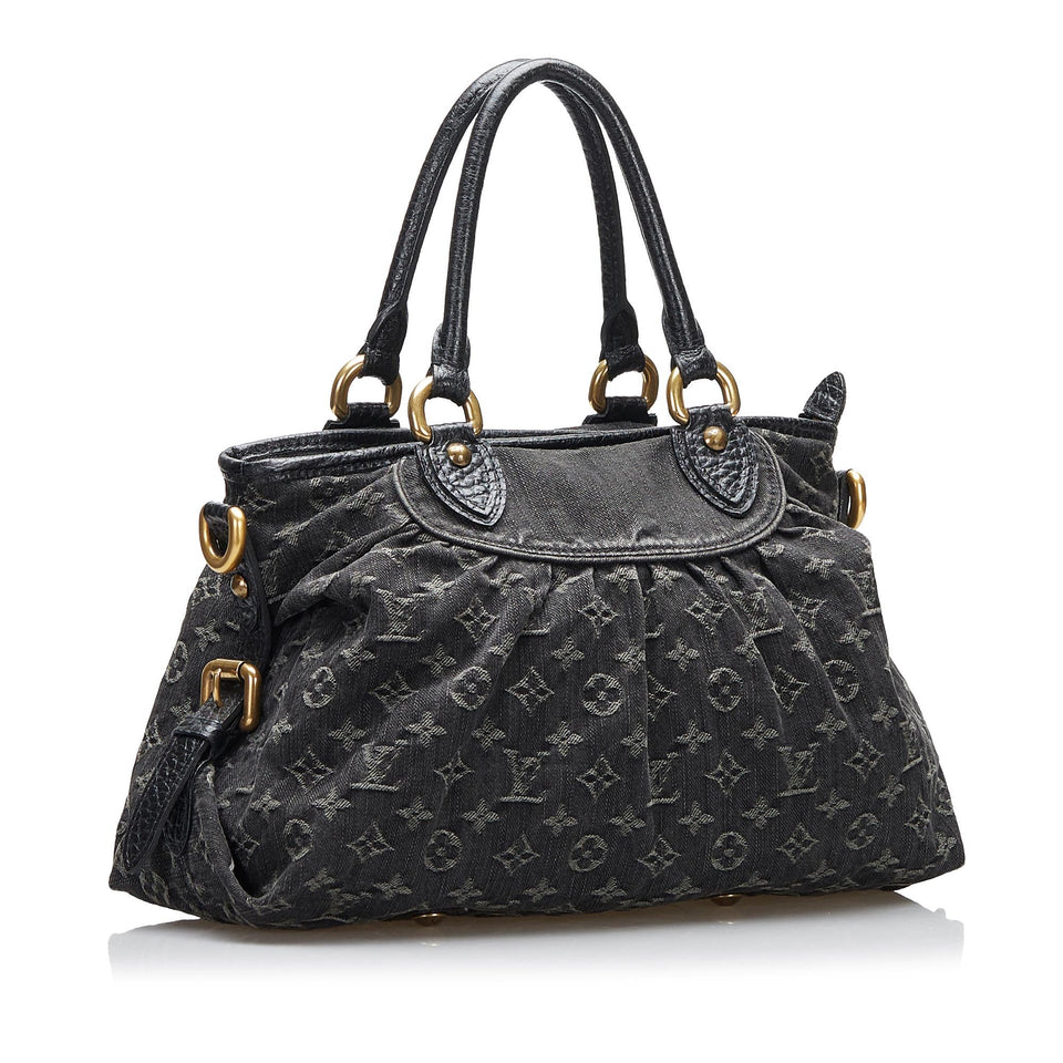 Louis Vuitton Monogram Denim Neo Cabby MM (SHG-jCUw4G)