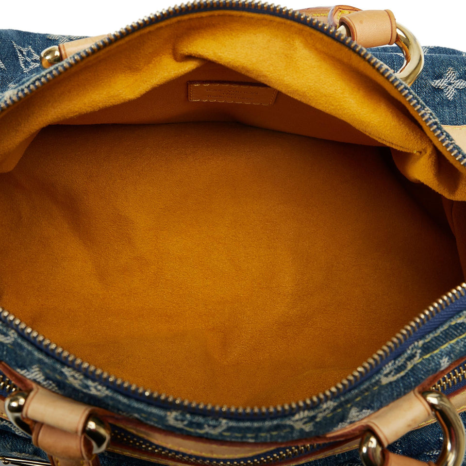 Louis Vuitton Monogram Denim Neo Speedy 30 (SHG-IwEjkZ)