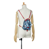 Louis Vuitton Monogram Denim Patchwork  Palm Springs Mini (SHG-EoD27m)