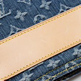 Louis Vuitton Monogram Denim Sac Plat Tote (SHF-mkC7Vd)