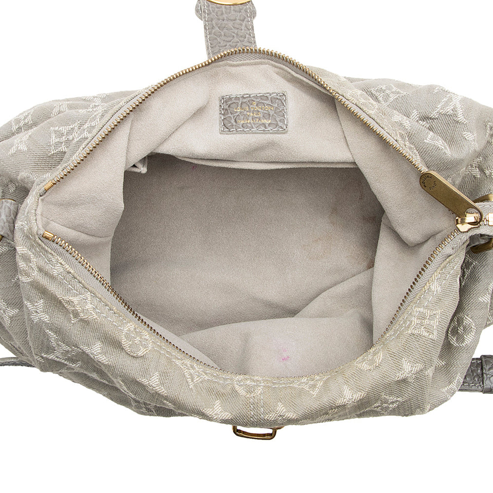 Louis Vuitton Monogram Denim Slightly Shoulder Bag (SHF-20212)