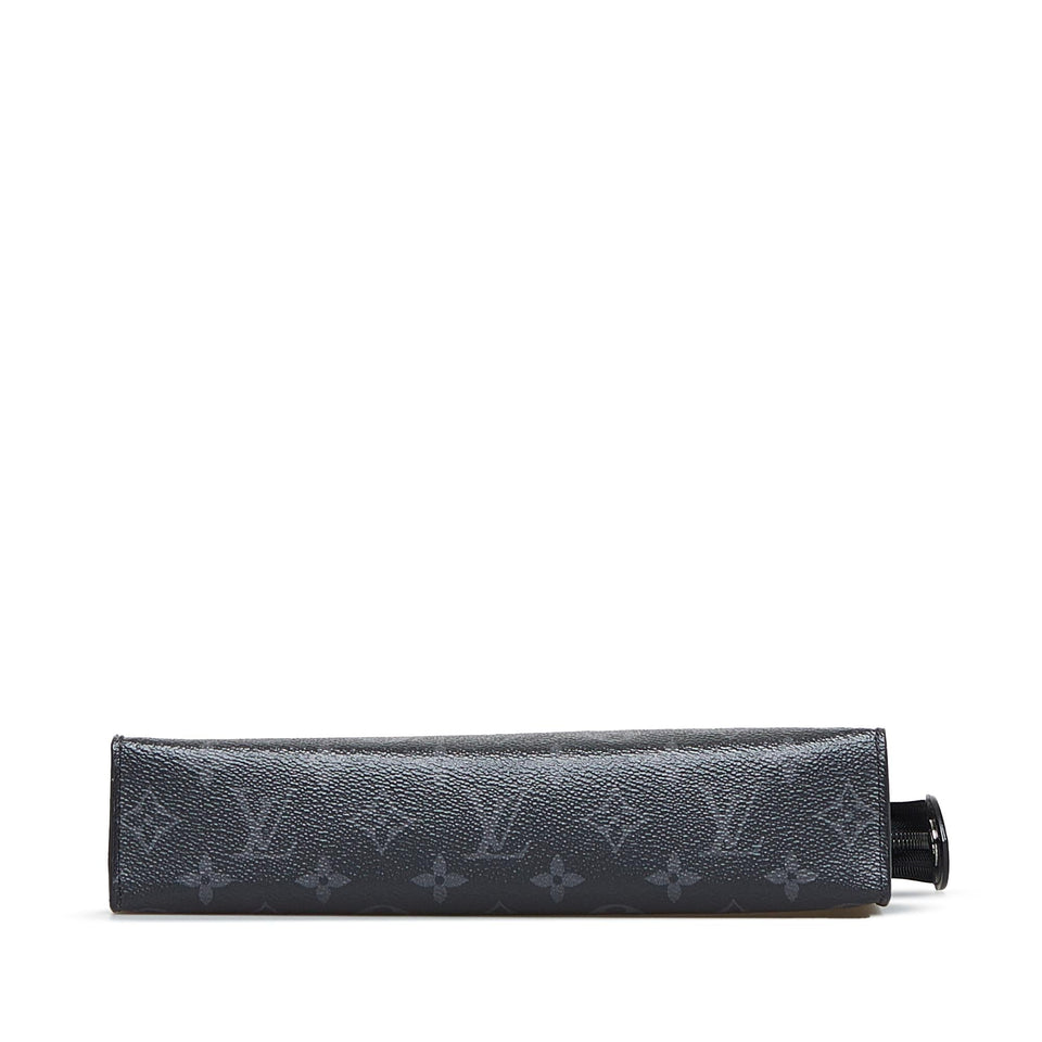 Louis Vuitton Monogram Eclipse Pochette Voyage MM (SHG-s1vW8V)