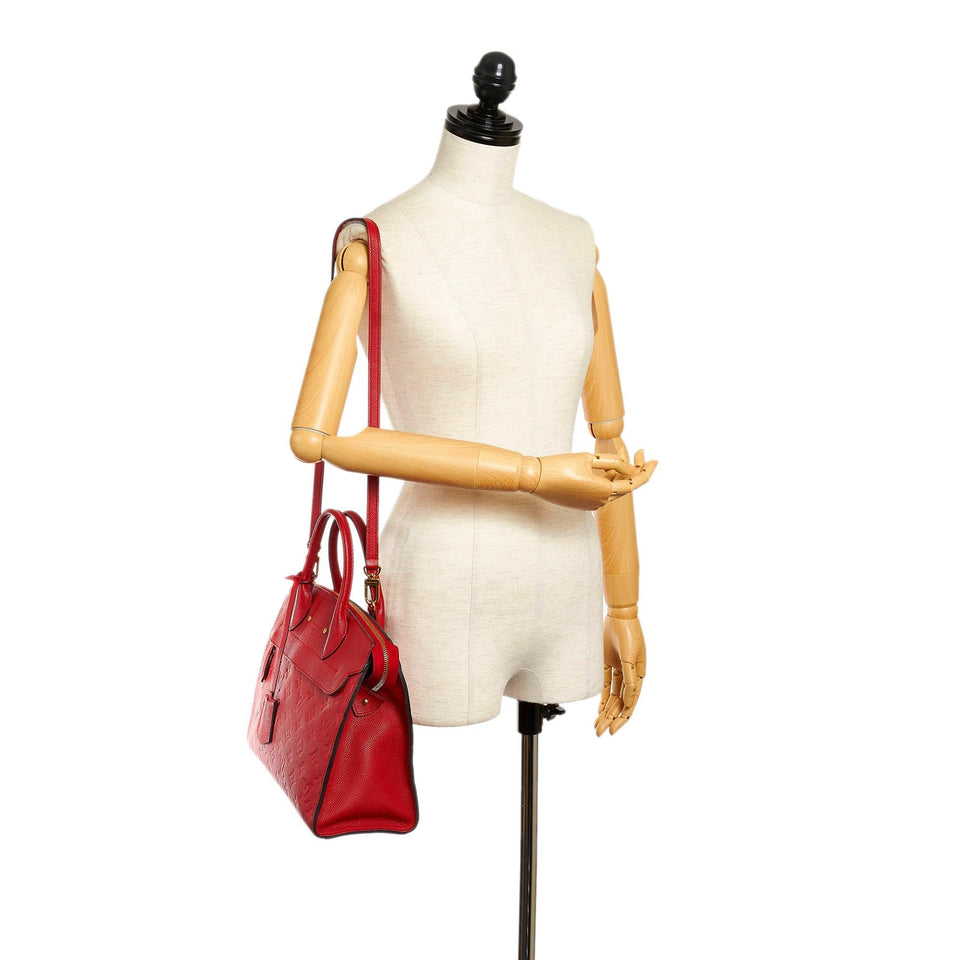Louis Vuitton Monogram Empreinte Pont Neuf MM (SHG-32312)