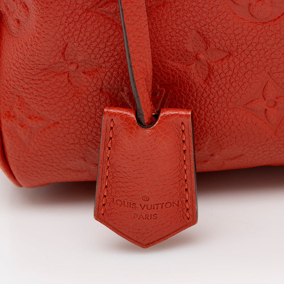Louis Vuitton Monogram Empreinte Speedy Bandouliere 25 Satchel (SHF-16657)