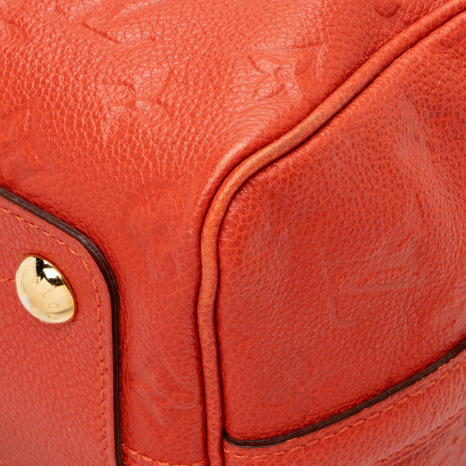 Louis Vuitton Monogram Empreinte Speedy Bandouliere 25 Satchel (SHF-16657)