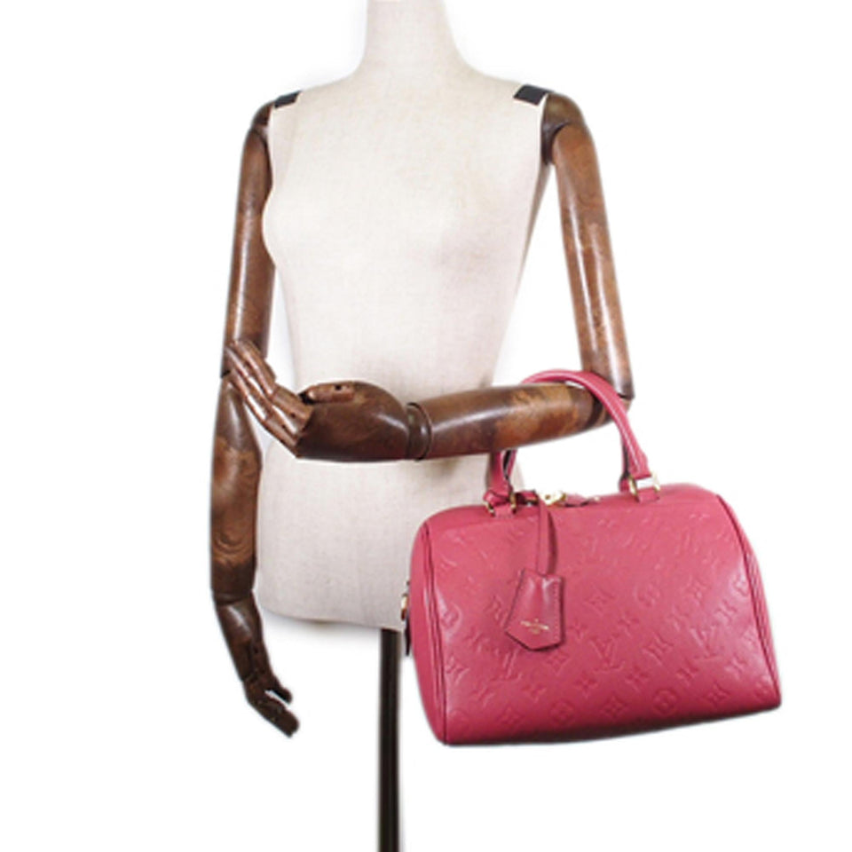 Louis Vuitton Monogram Empreinte Speedy Bandouliere 25 (SHG-RbEicn)