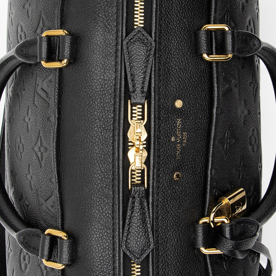 Louis Vuitton Monogram Empreinte Speedy Bandouliere 30 NM Satchel (SHF-UzN7iO)