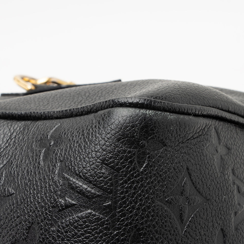 Louis Vuitton Monogram Empreinte Speedy Bandouliere 30 NM Satchel (SHF-UzN7iO)