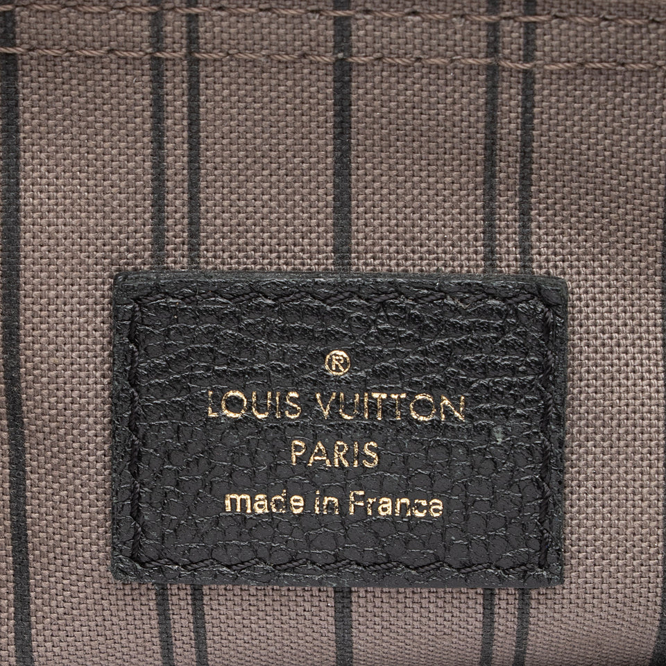 Louis Vuitton Monogram Empreinte Speedy Bandouliere 30 NM Satchel (SHF-UzN7iO)