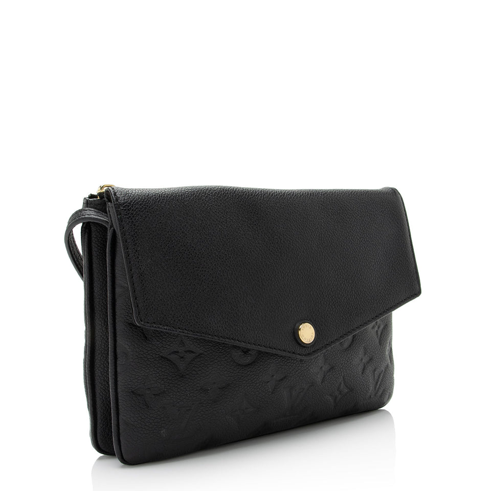 Louis Vuitton Monogram Empreinte Twinset Shoulder Bag (SHF-Kbs2HP)