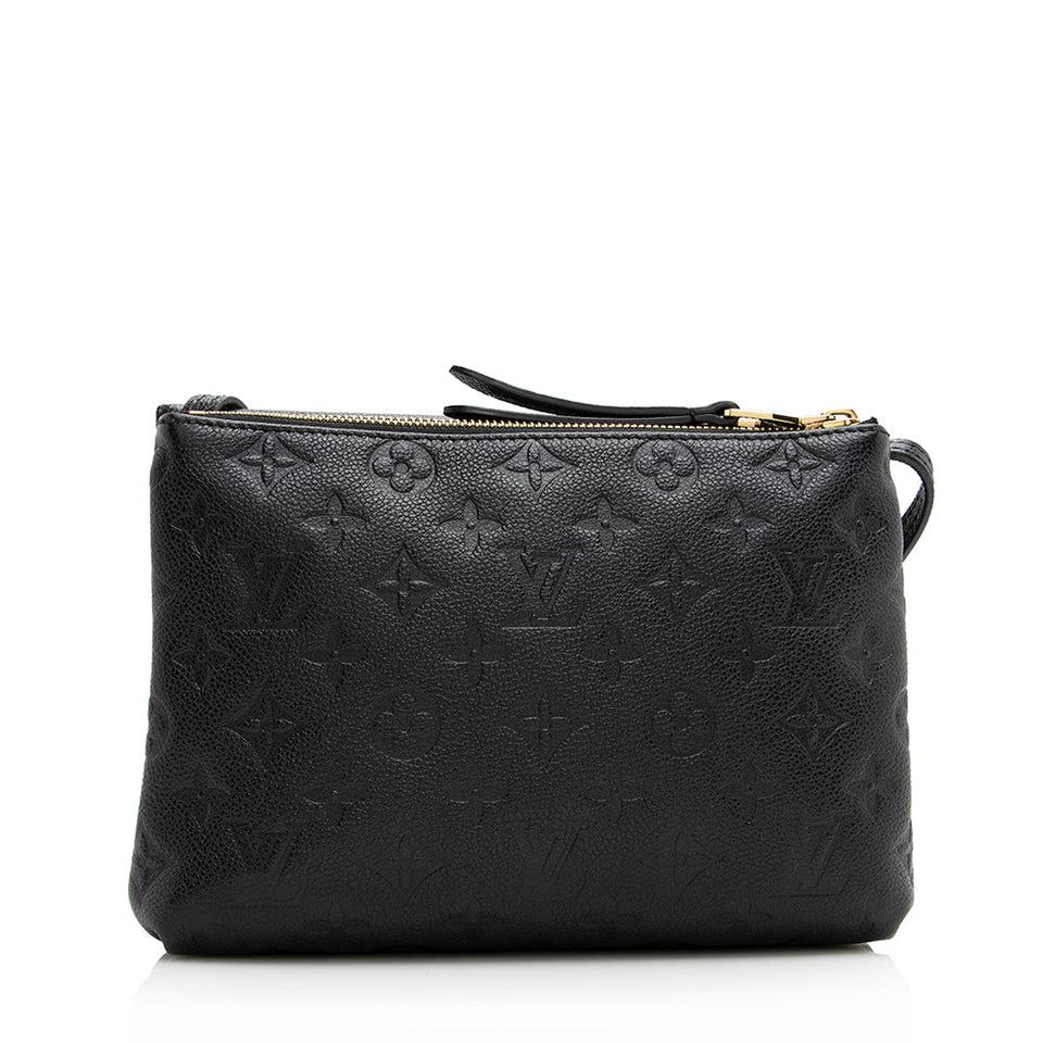 Louis Vuitton Monogram Empreinte Twinset Shoulder Bag (SHF-21462)