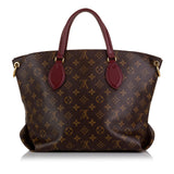 Louis Vuitton Monogram Flower Zipped Tote MM (SHG-W0LVmv)