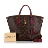 Louis Vuitton Monogram Flower Zipped Tote MM (SHG-W0LVmv)