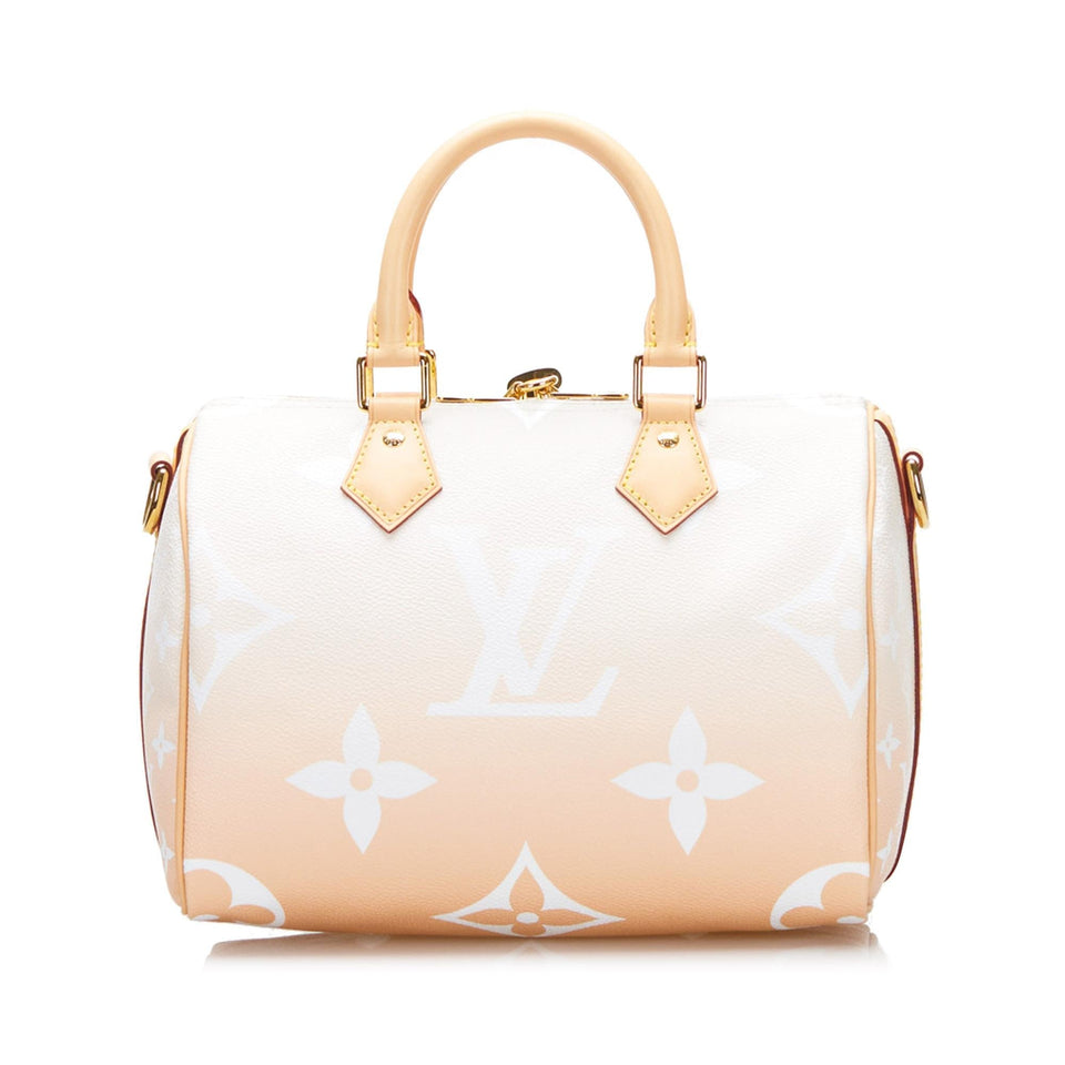 Louis Vuitton Monogram Giant By The Pool Speedy Bandouliere 25 (SHG-lpOsSm)