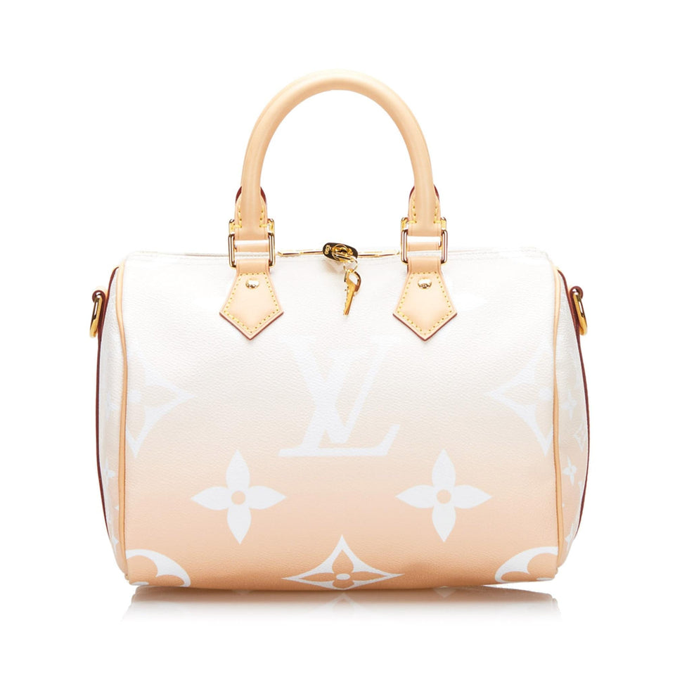 Louis Vuitton Monogram Giant By The Pool Speedy Bandouliere 25 (SHG-lpOsSm)
