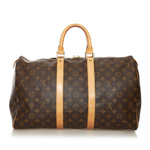 Louis Vuitton Monogram Keepall 45 (SHG-34287)