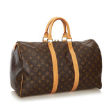 Louis Vuitton Monogram Keepall 45 (SHG-34287)