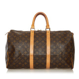 Louis Vuitton Monogram Keepall 45 (SHG-34931)
