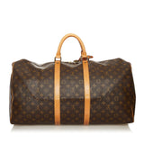 Louis Vuitton Monogram Keepall 55 (SHG-34883)