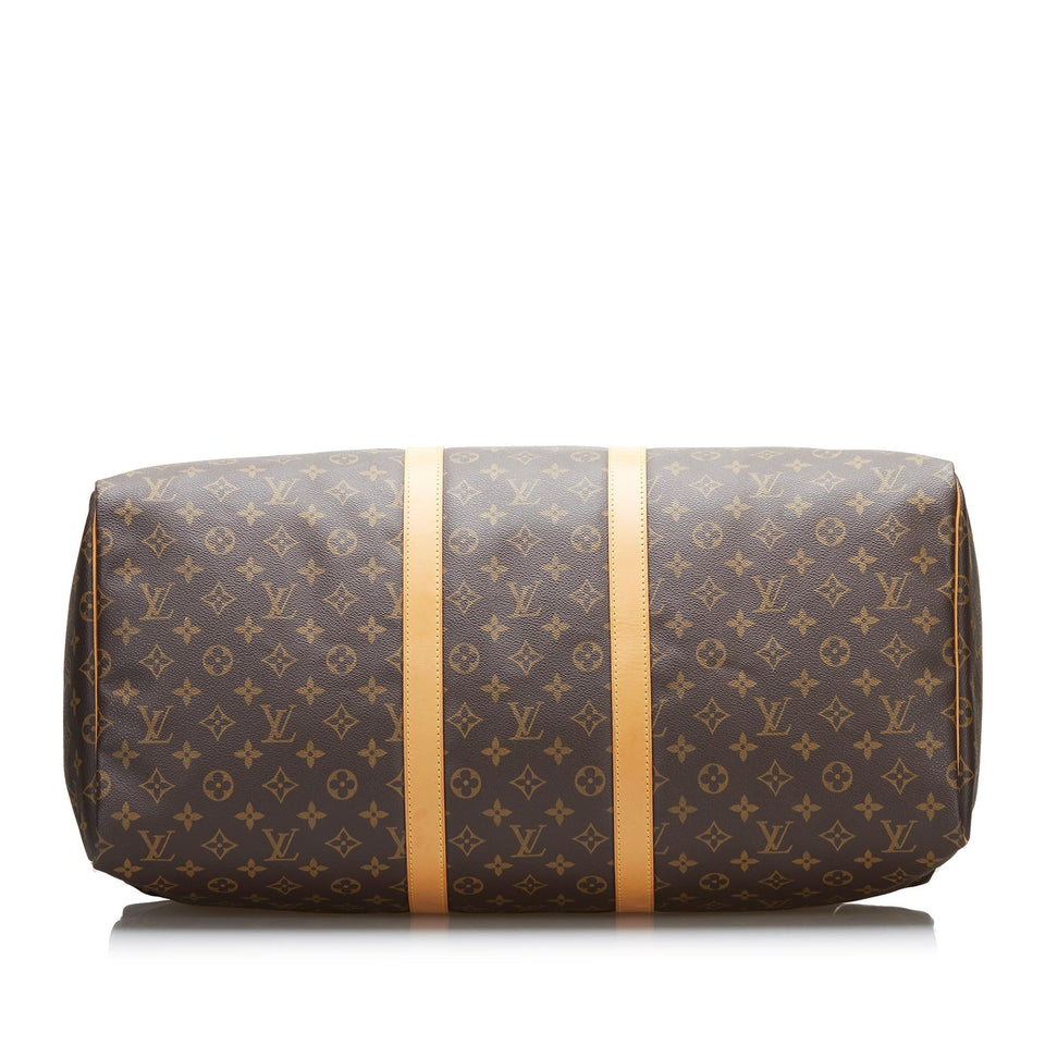 Louis Vuitton Monogram Keepall 55 (SHG-35255)
