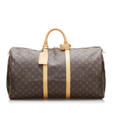 Louis Vuitton Monogram Keepall 55 (SHG-35255)
