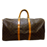 Louis Vuitton Monogram Keepall 55 (SHG-36472)
