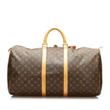 Louis Vuitton Monogram Keepall 55 (SHG-37080)