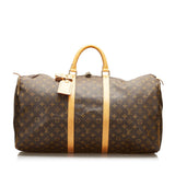 Louis Vuitton Monogram Keepall 55 (SHG-37080)