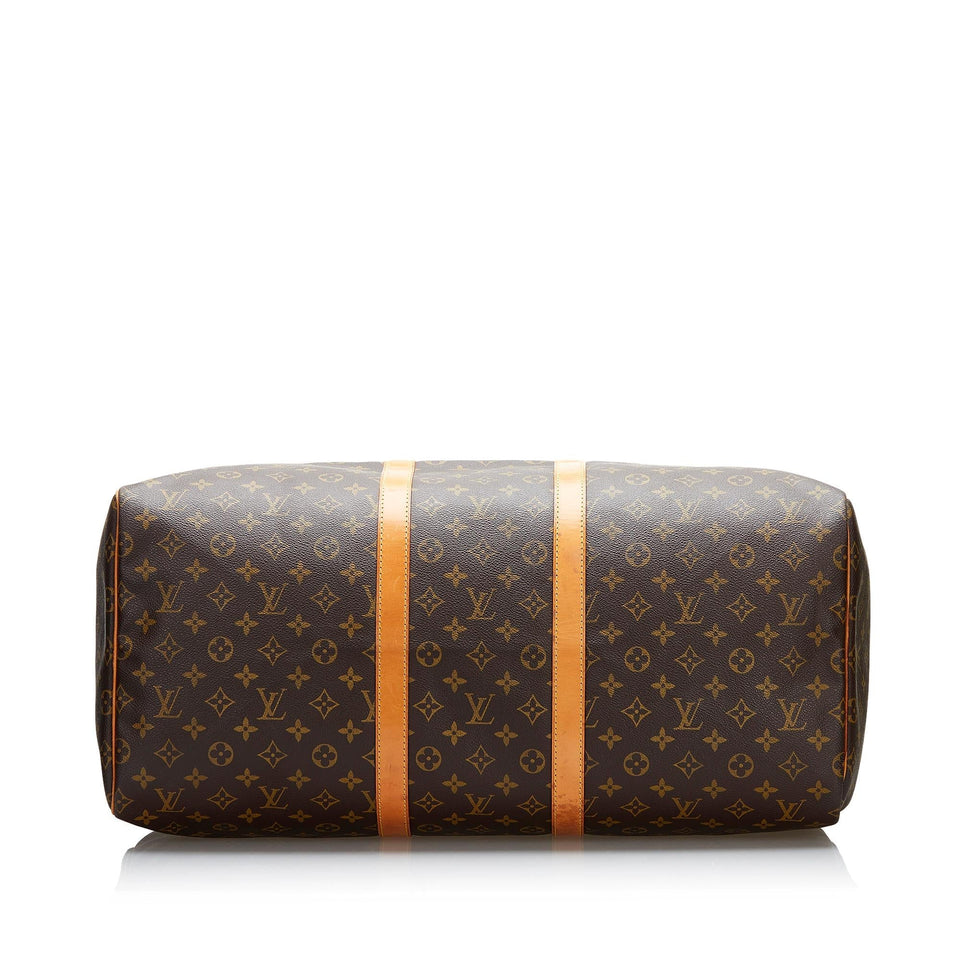 Louis Vuitton Monogram Keepall 55 (SHG-37159)